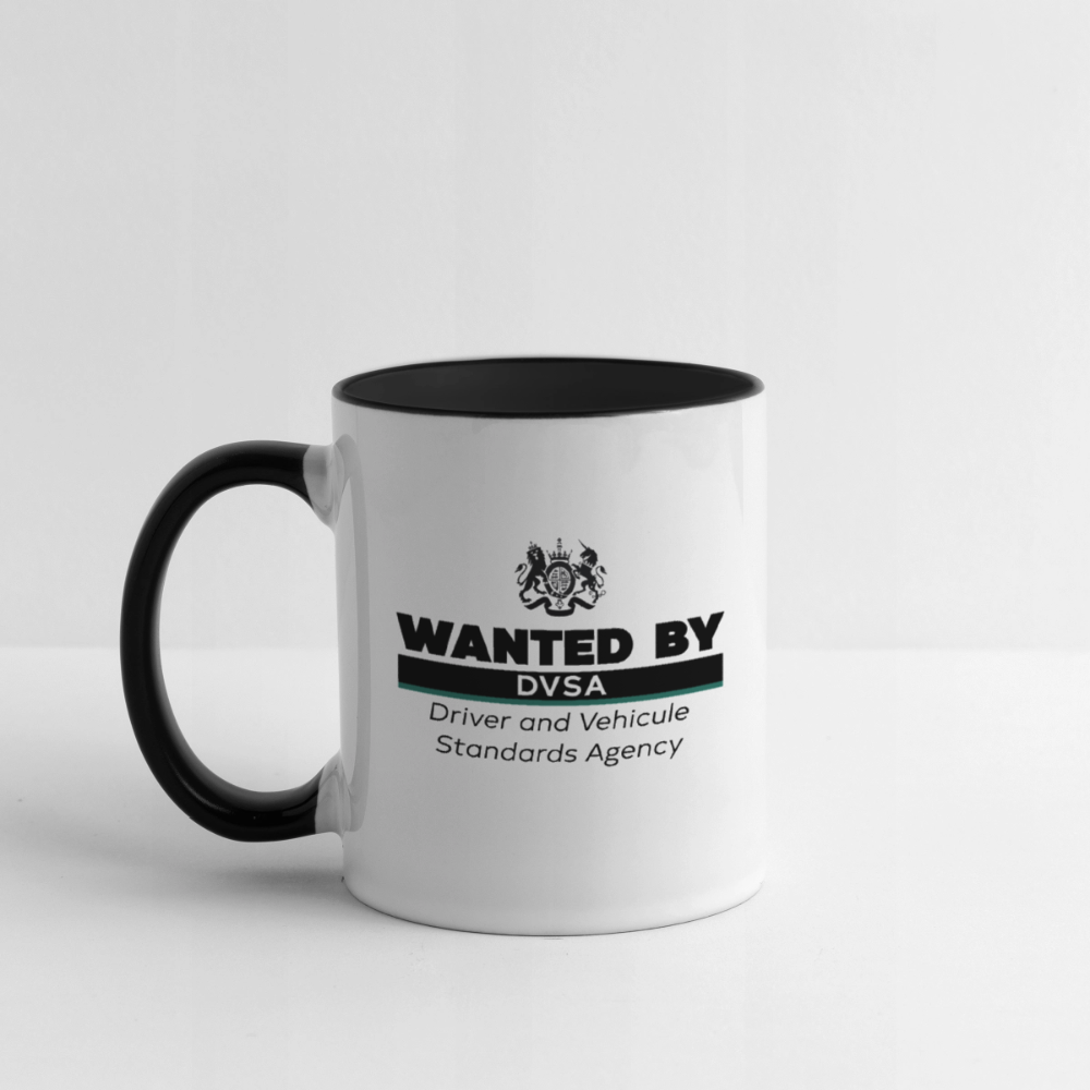 WANTED BY DVSA - Coffee Mug - white/black