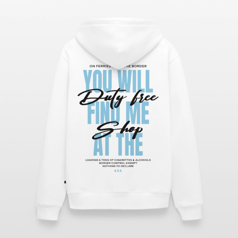 DUTY FREE - Zipped Hoodie - white