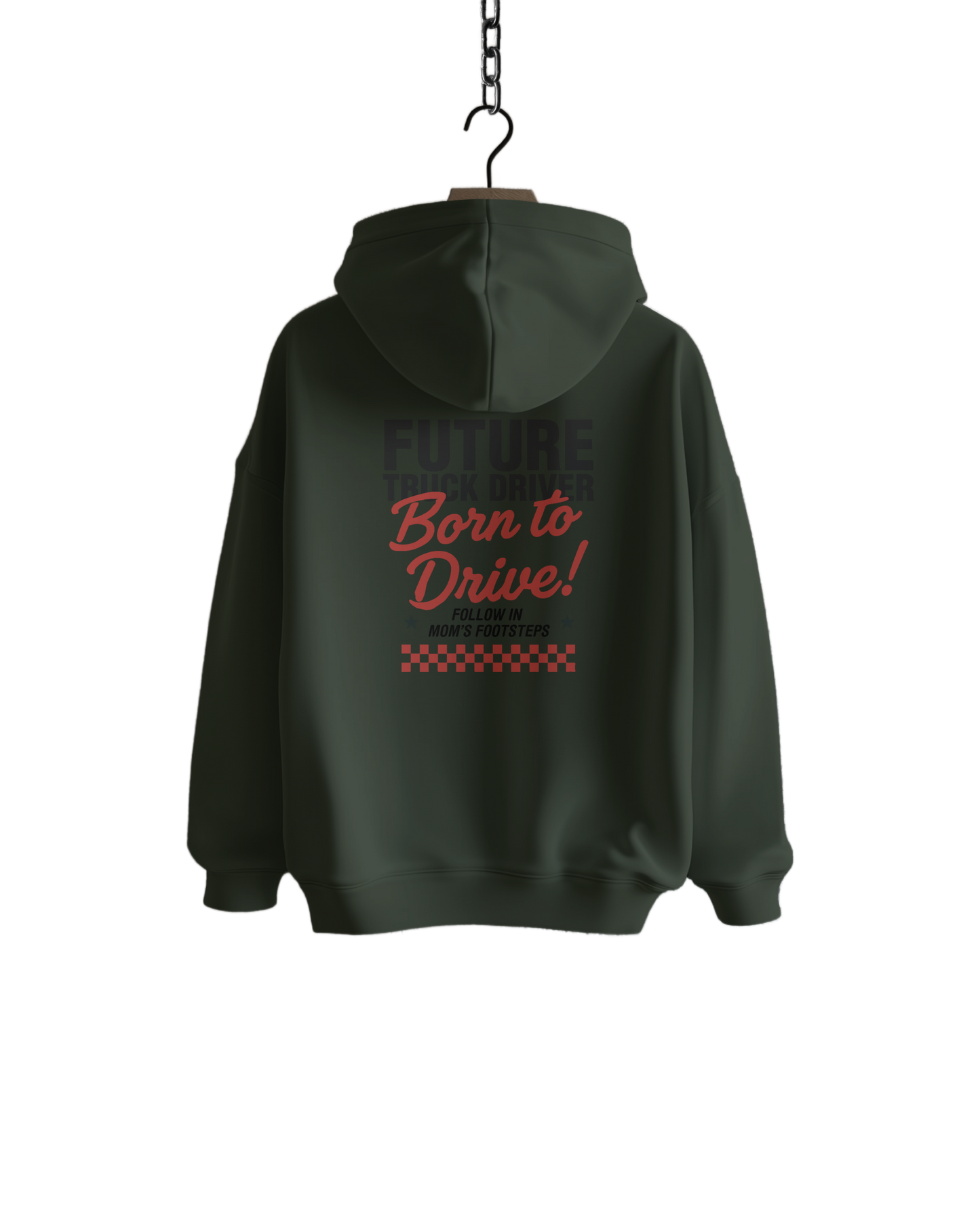 BORN TO DRIVE - Hoodie - MOM VERSION (for kids)