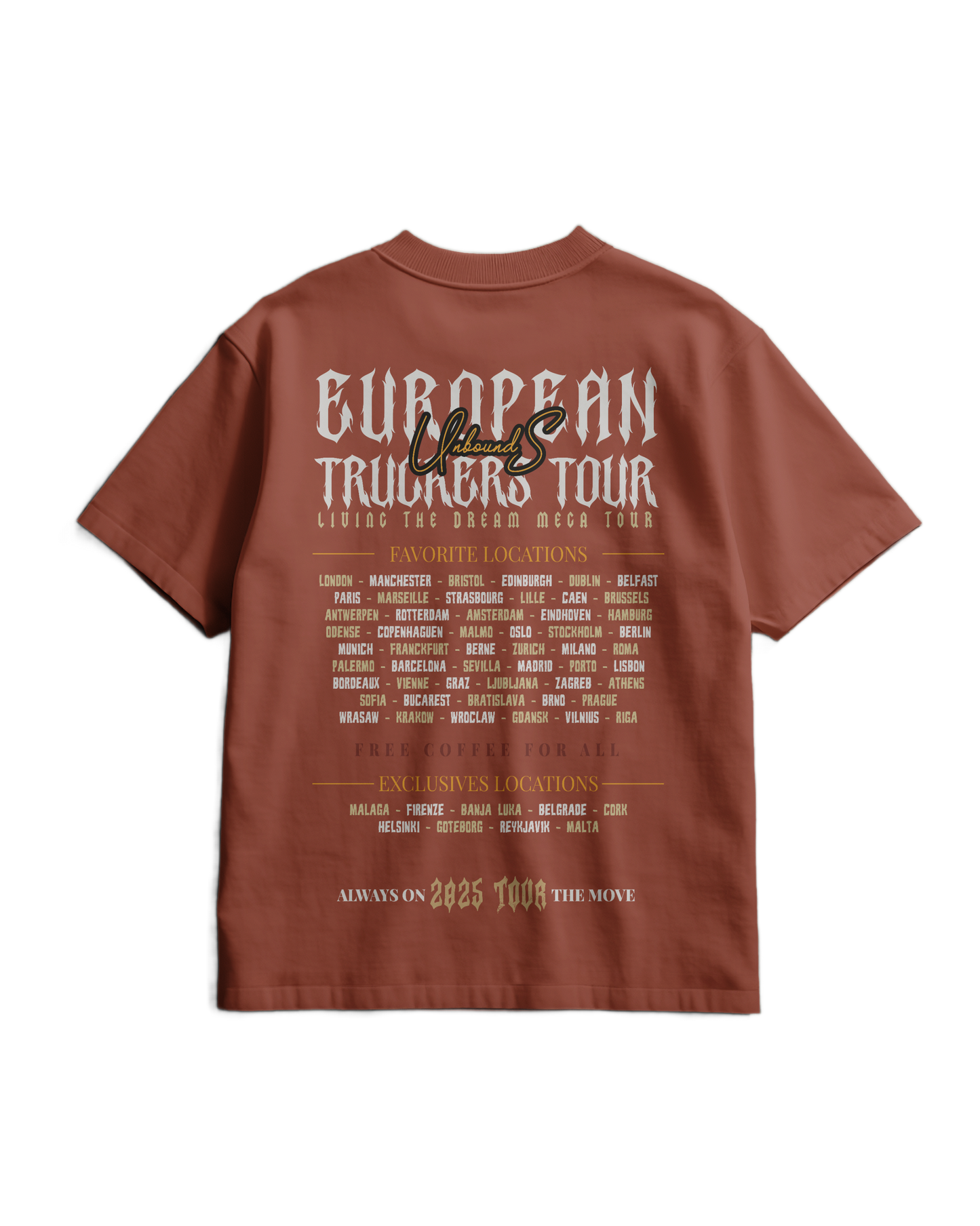 TRUCKER ON TOUR - Heavy T-shirt