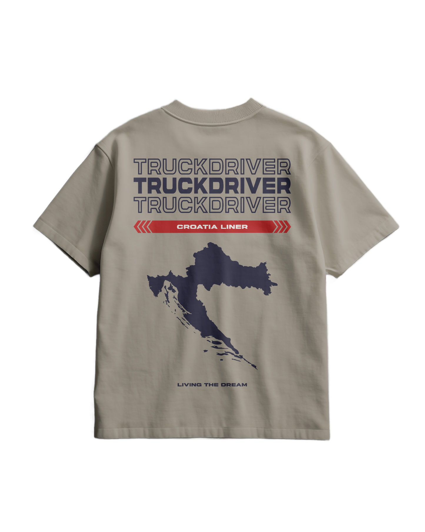 CROATIA Liner - Heavy T-shirt - V1