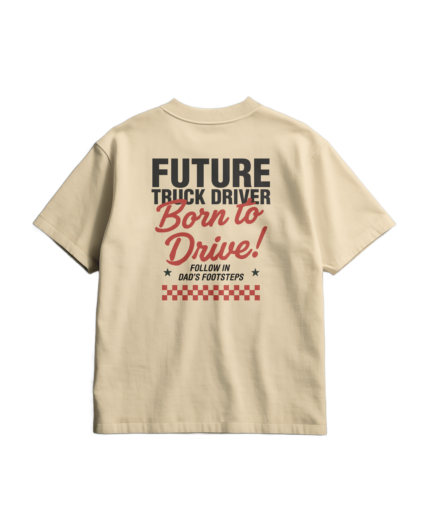 BORN TO DRIVE - T-shirt - DAD VERSION (for kids)