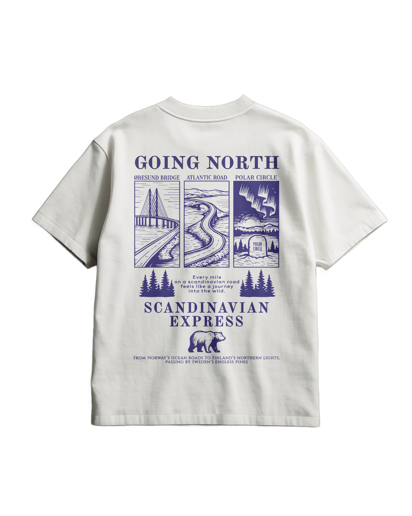 GOING NORTH - Heavy T-shirt