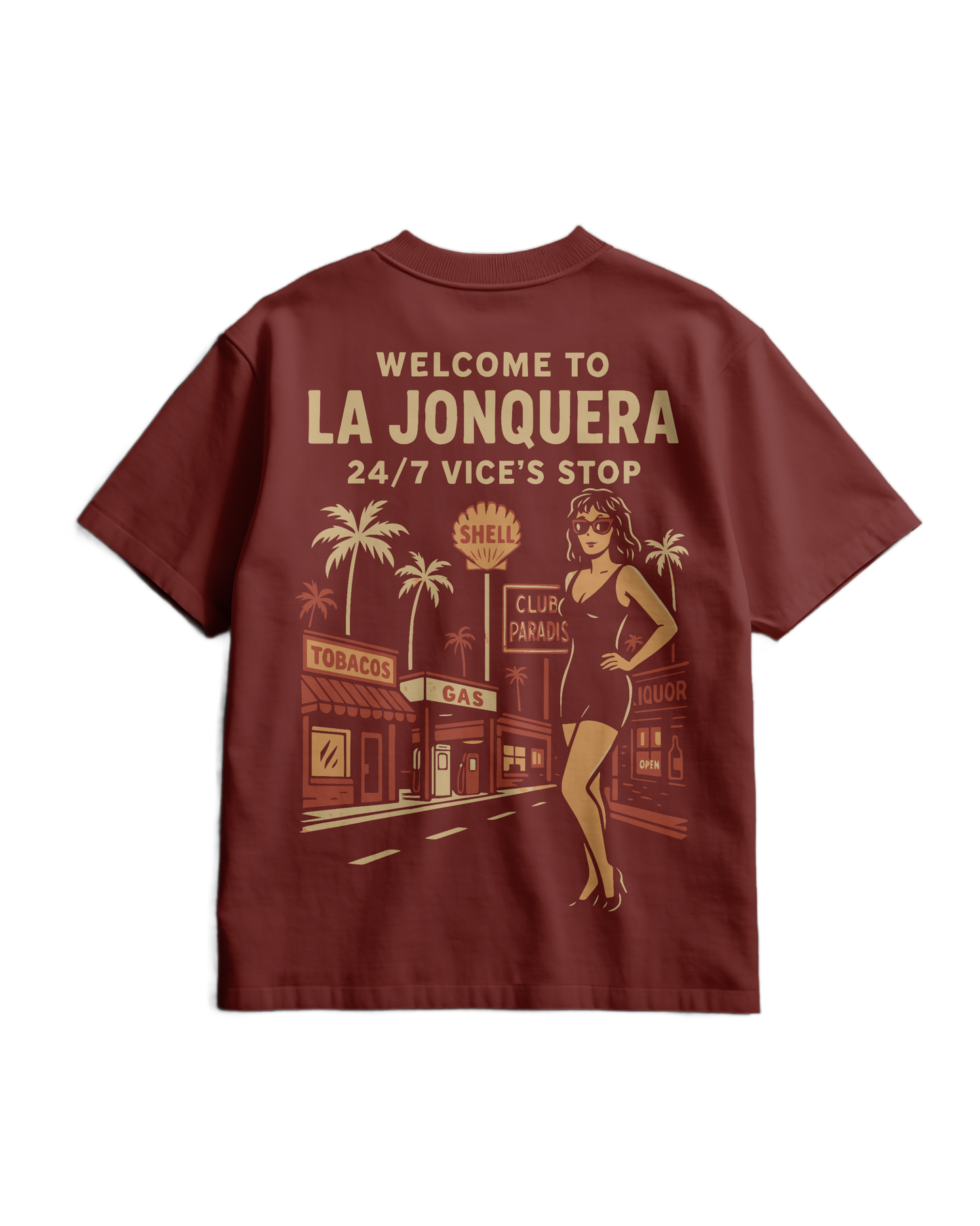 LA JONQUERA - Heavy T-shirt - V2