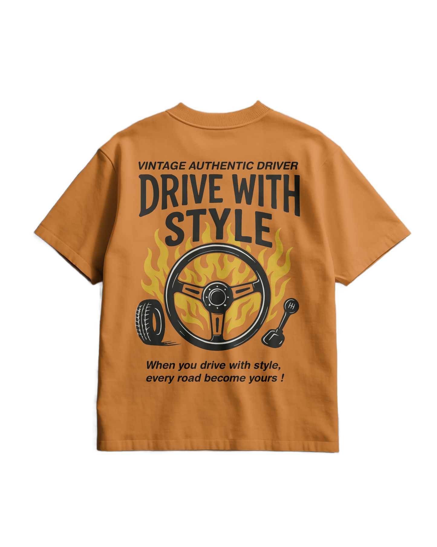 AUTHENTIC DRIVER - Heavy T-shirt