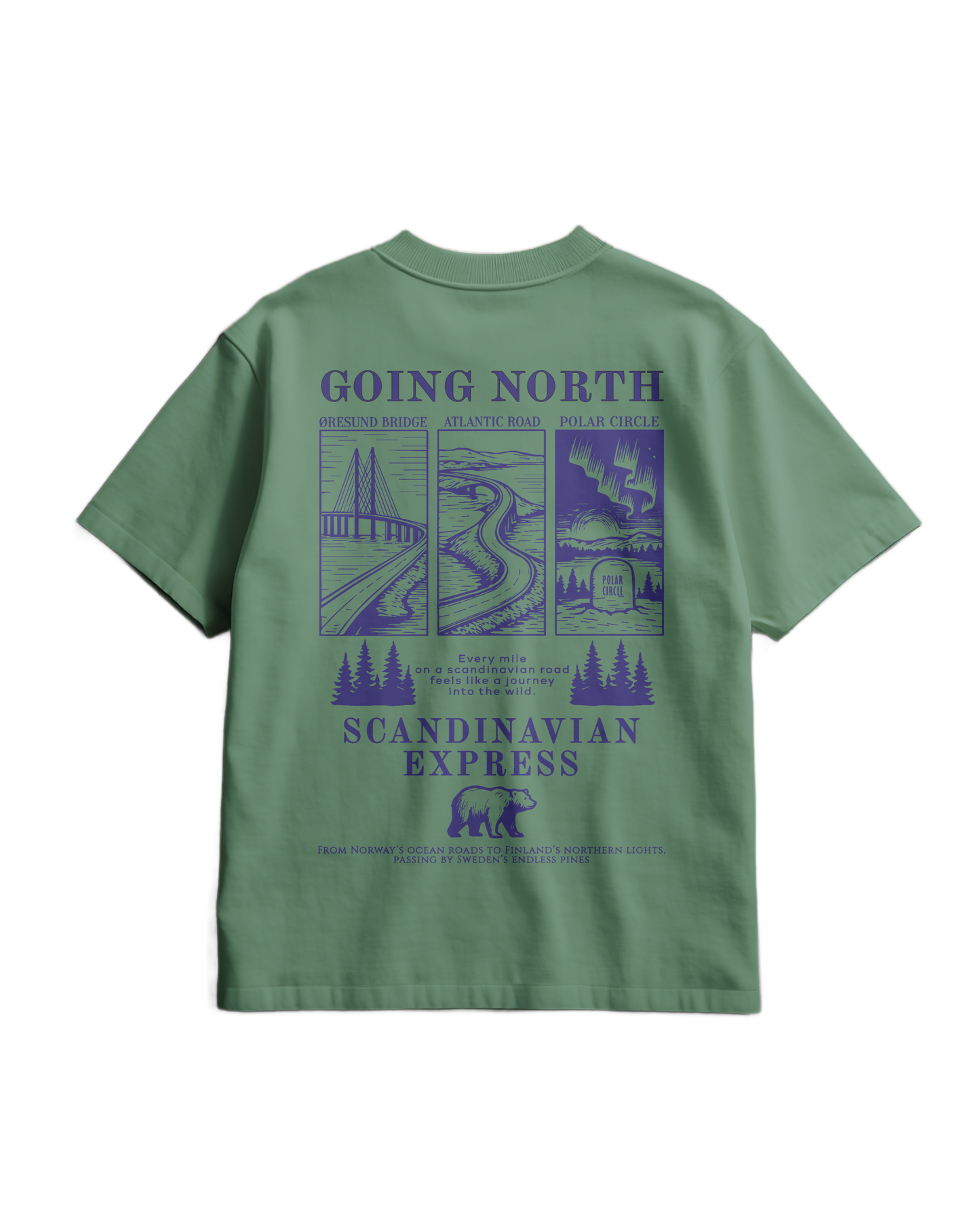 GOING NORTH - Heavy T-shirt