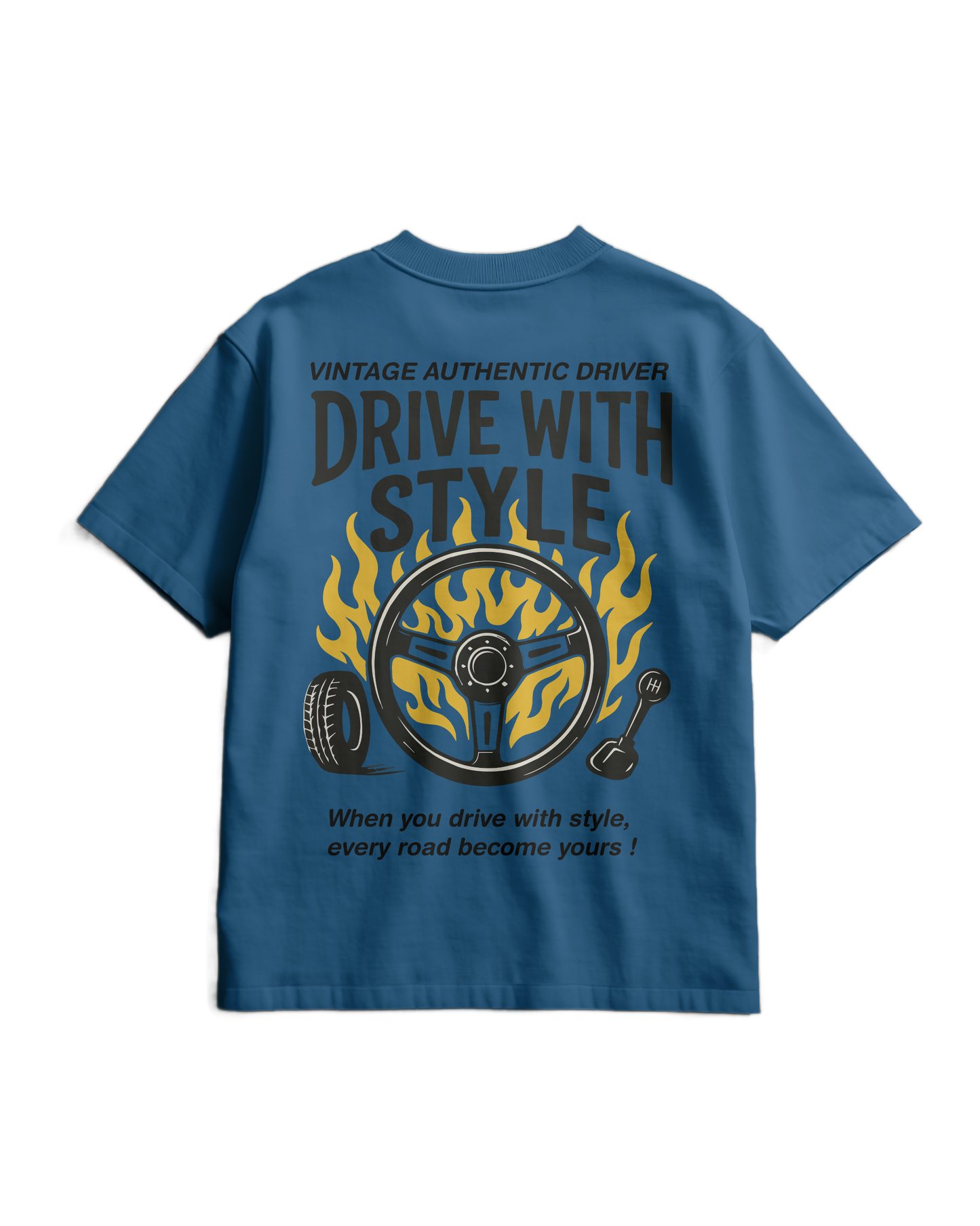 AUTHENTIC DRIVER - Heavy T-shirt