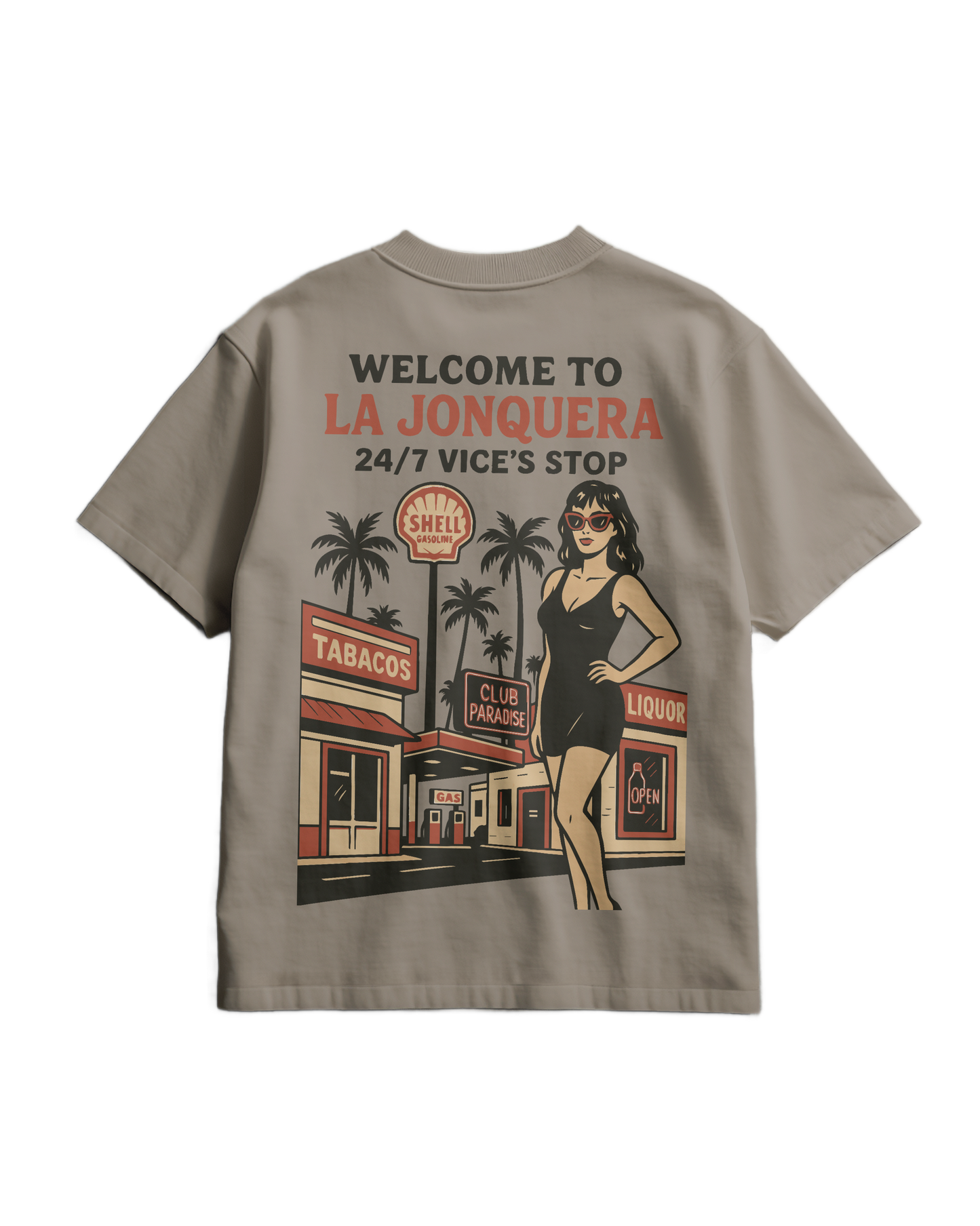 LA JONQUERA - Heavy T-shirt - V1