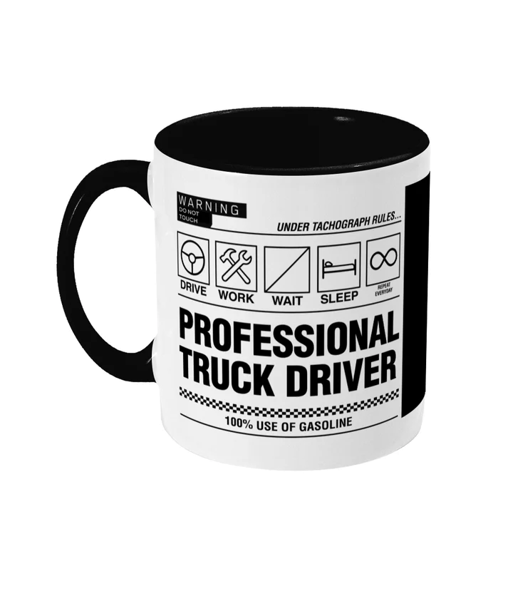 TRUCKER LABEL - Coffee Mug