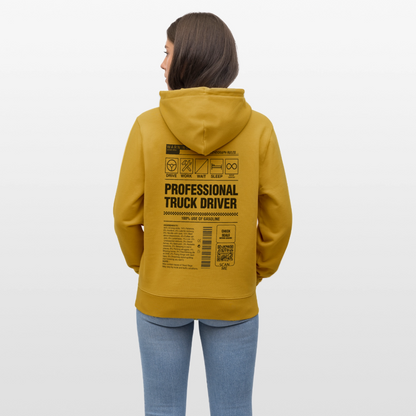 TRUCKER LABEL - Hoodie - ochre