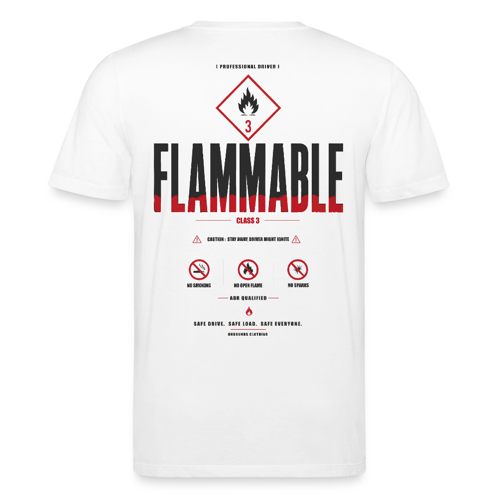 ADR FLAMMABLE V2 - T-Shirt - white