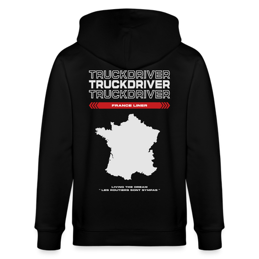 FRANCE Liner - Zipped Hoodie - black