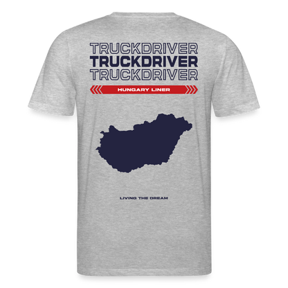 HUNGARY Liner - T-shirt (more colors) - heather grey