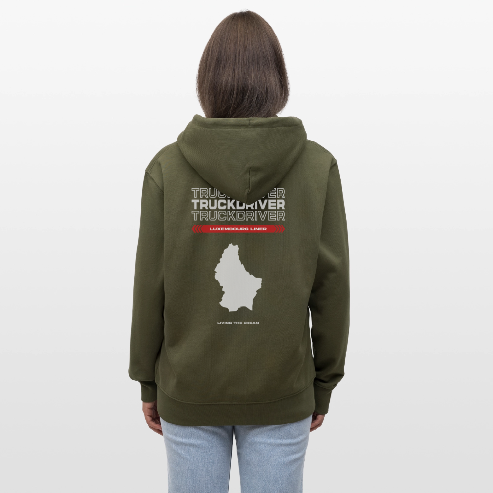 LUXEMBOURG Liner - Zipped Hoodie - khaki