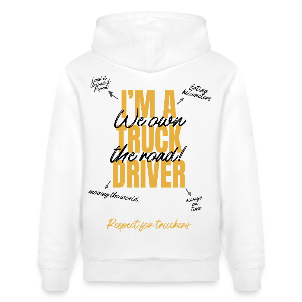 RESPECT TRUCKER - Hoodie - white