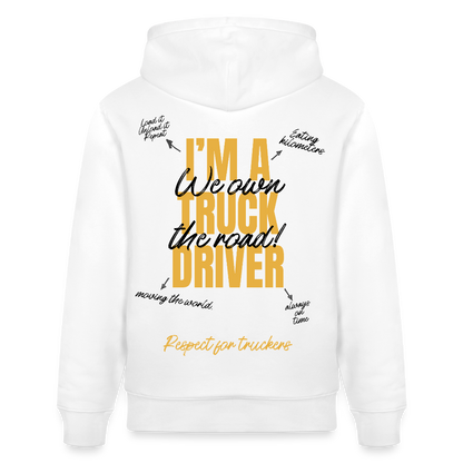 RESPECT TRUCKER - Hoodie - white