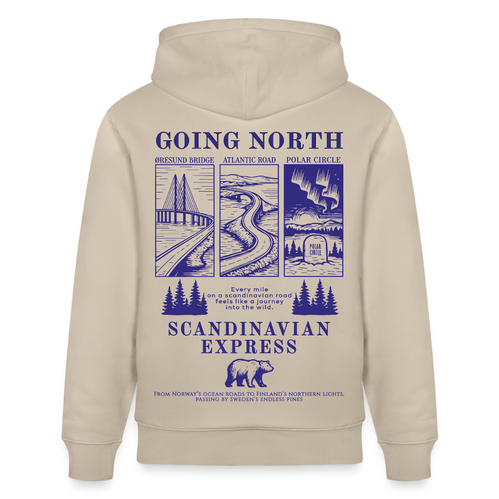 GOING NORTH - Hoodie - beige