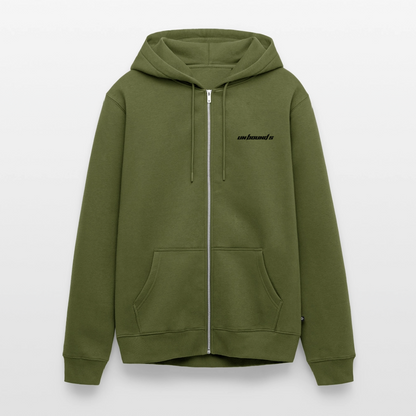 PONT DE NORMANDIE - Zipped Hoodie - khaki