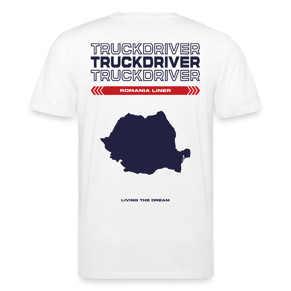 ROMANIA Liner - T-shirt (more colors) - white