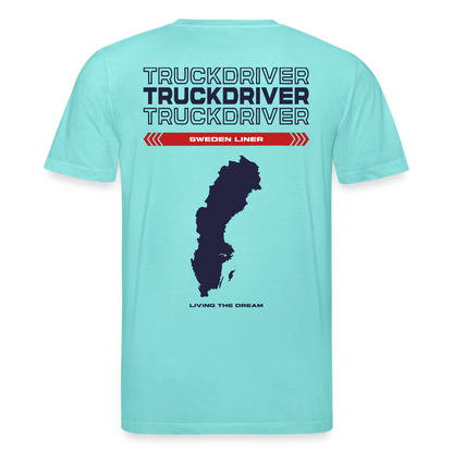SWEDEN Liner - T-shirt (more colors) - pool blue