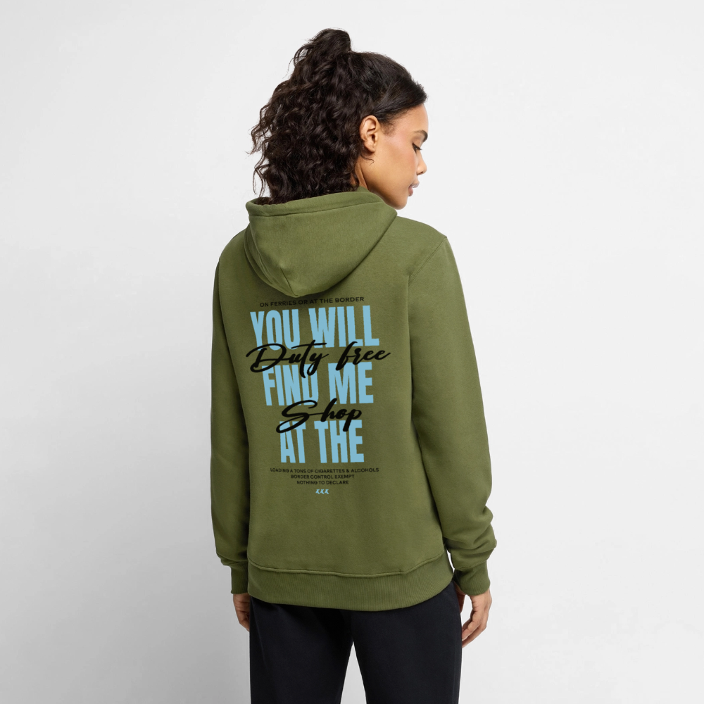 DUTY FREE - Zipped Hoodie - khaki