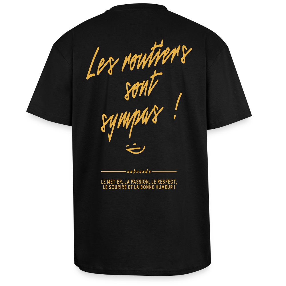 LES ROUTIERS SONT SYMPAS - T-shirt - black