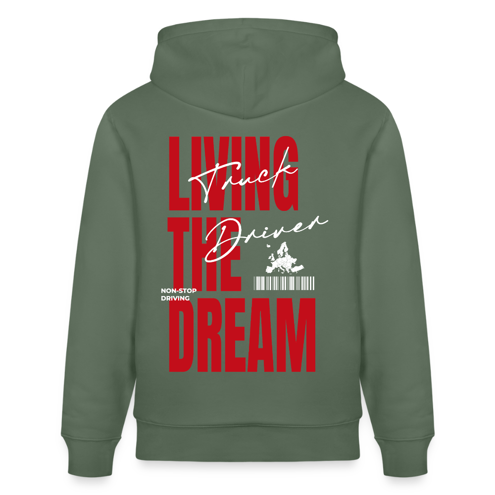 LIVING THE DREAM - Hoodie - cypress green