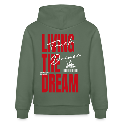 LIVING THE DREAM - Hoodie - cypress green