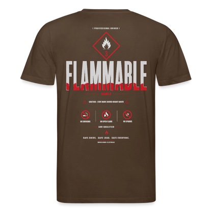 FLAMMABLE ADR - T-shirt V1 - mocha