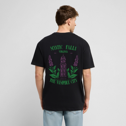 MYSTIC FALLS - THE VAMPIRES DIARIES - T-SHIRT - black