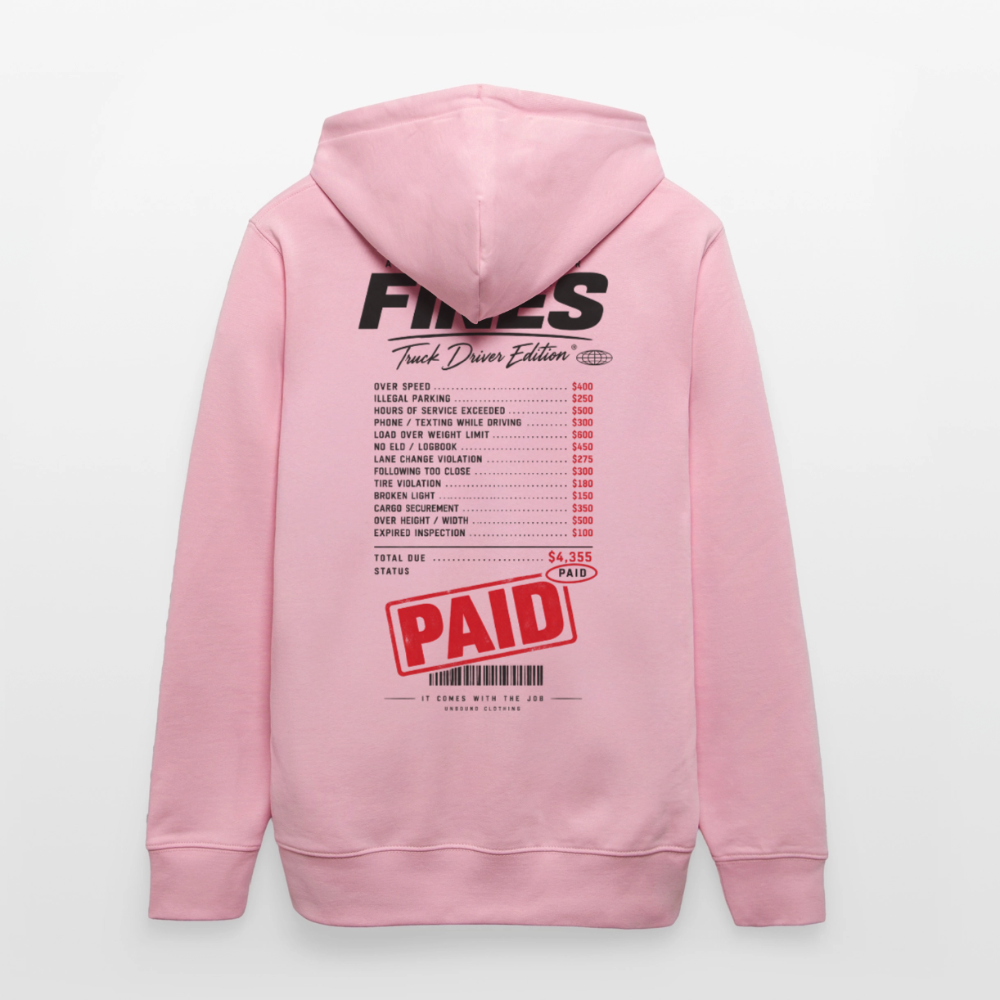 FINES COLLECTOR - Hoodie - cotton pink