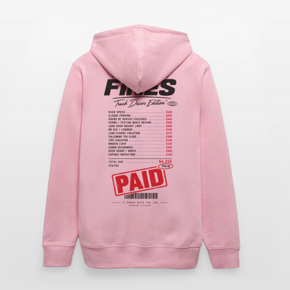 FINES COLLECTOR - Hoodie - cotton pink