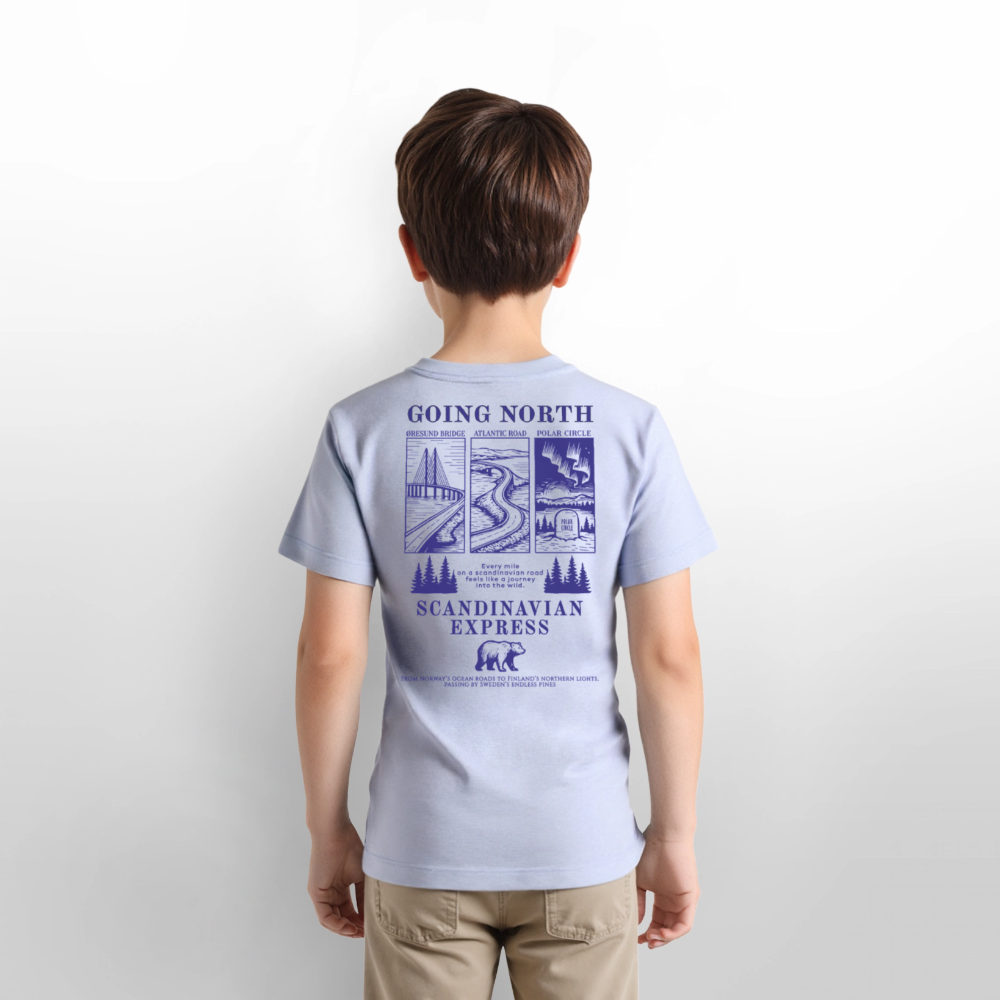 GOING NORTH - T-shirt for kids - lavender-violet