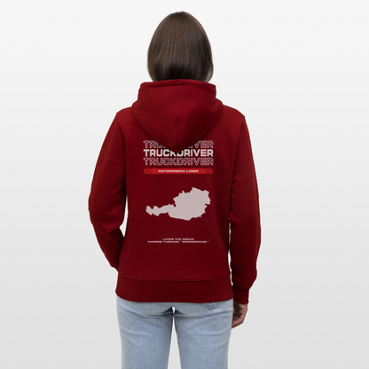 AUSTRIA Liner - Zipped Hoodie - burgundy