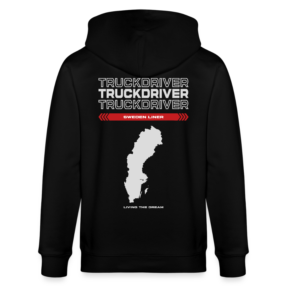 SWEDEN Liner - Zipped Hoodie - black