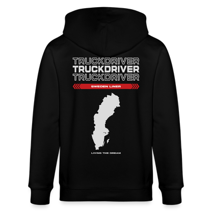 SWEDEN Liner - Zipped Hoodie - black