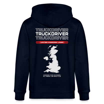 UK Liner - Zipped Hoodie - navy