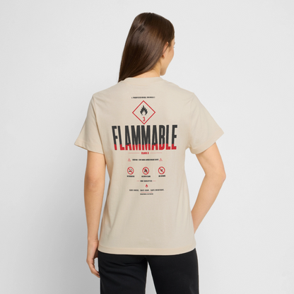 ADR FLAMMABLE V2 - T-Shirt - beige