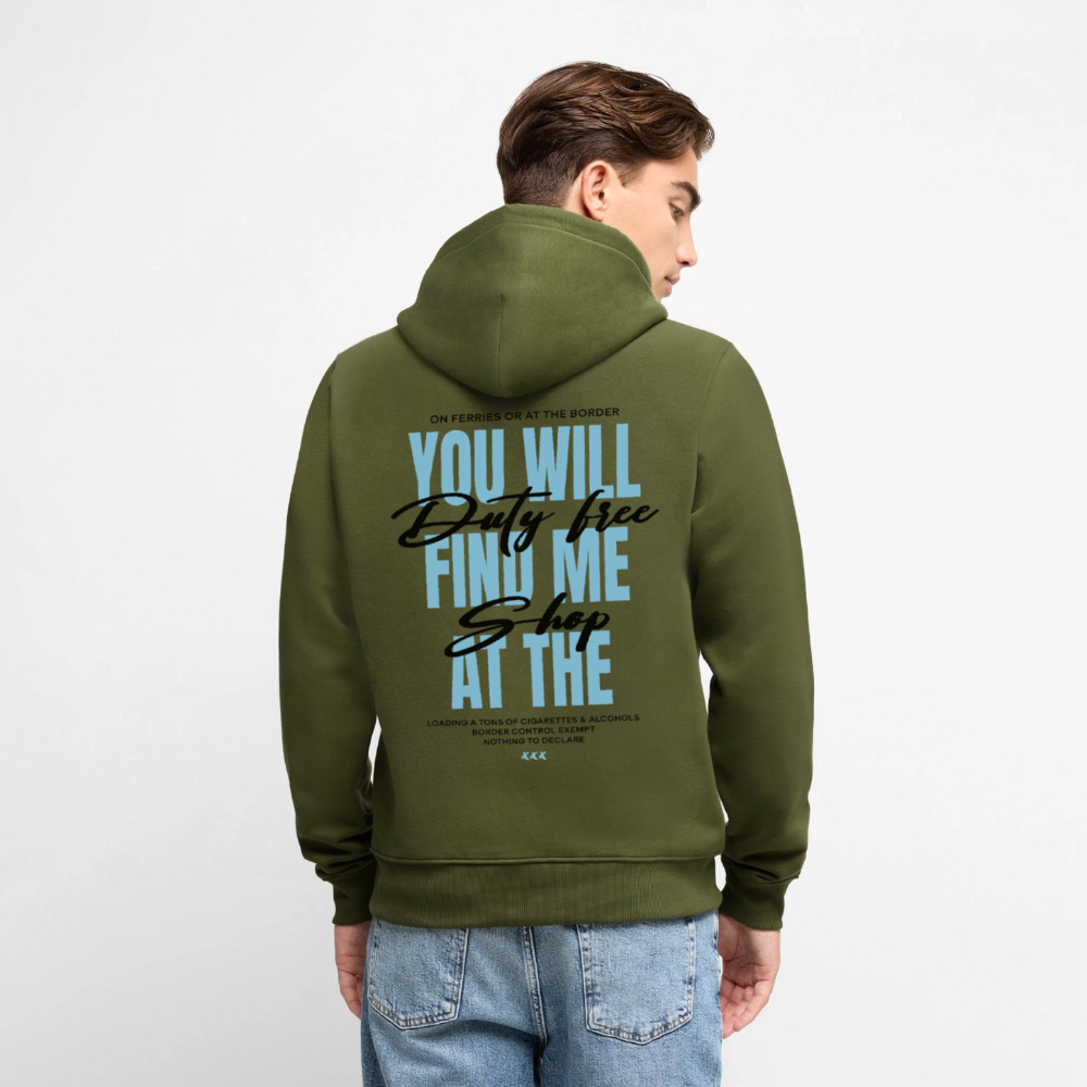 DUTY FREE - Zipped Hoodie - khaki