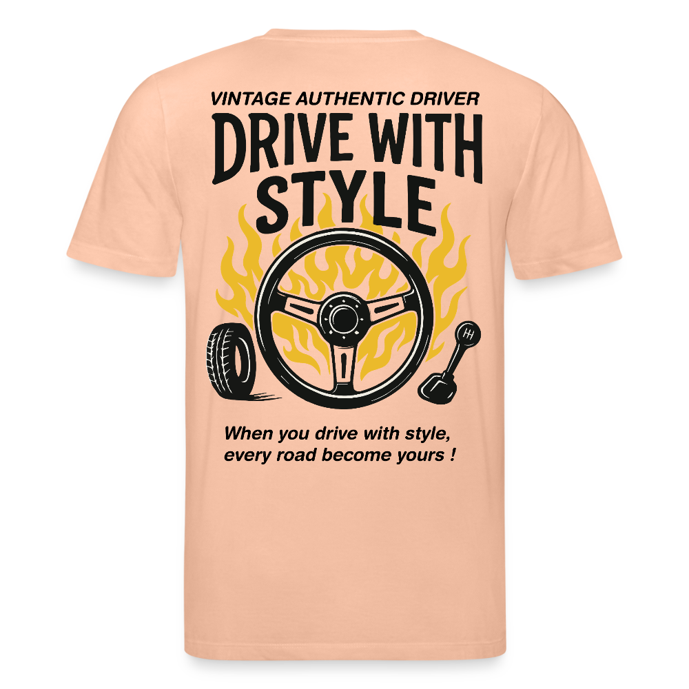 AUTHENTIC DRIVER - T-shirt - peach