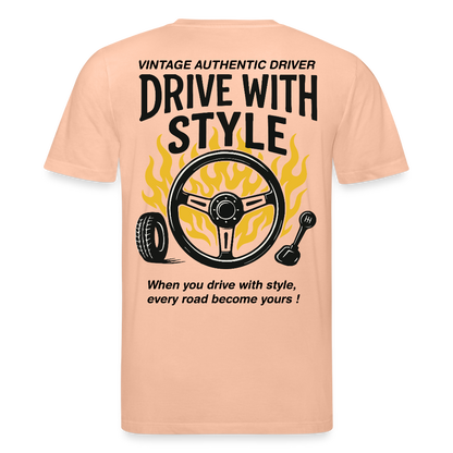 AUTHENTIC DRIVER - T-shirt - peach