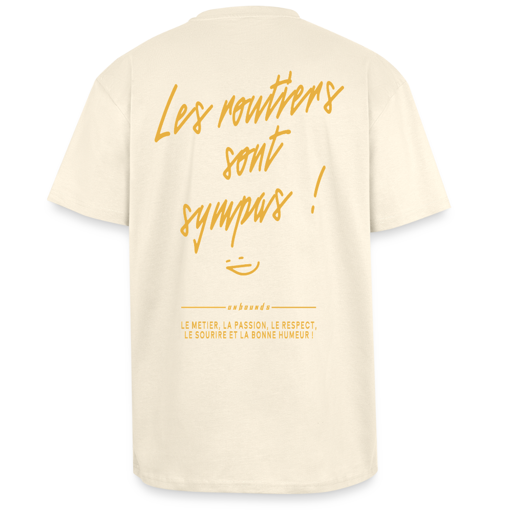 LES ROUTIERS SONT SYMPAS - T-shirt - creme