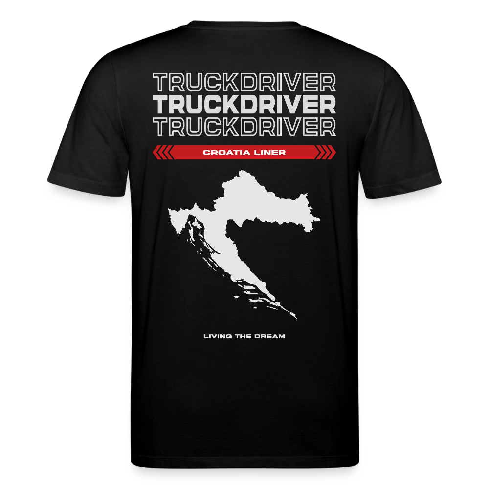 CROATIA Liner - T-shirt - black