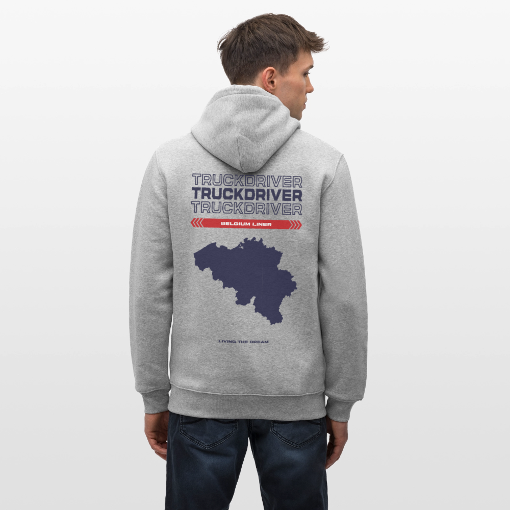 BELGIUM Liner - Hoodie (more colors) - heather grey