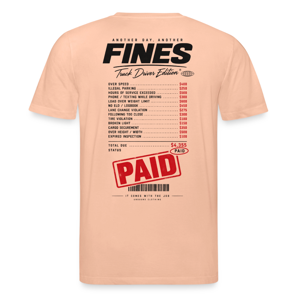 FINES COLLECTOR - T-Shirt - peach