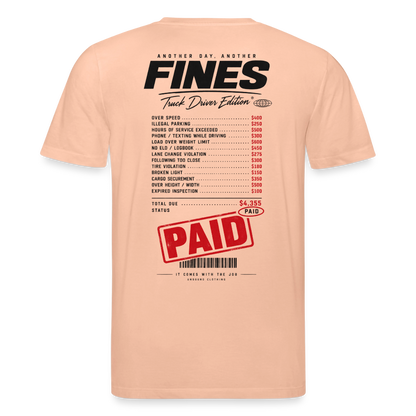 FINES COLLECTOR - T-Shirt - peach