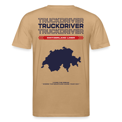 SWITZERLAND Liner - T-shirt (more colors) - caramel 