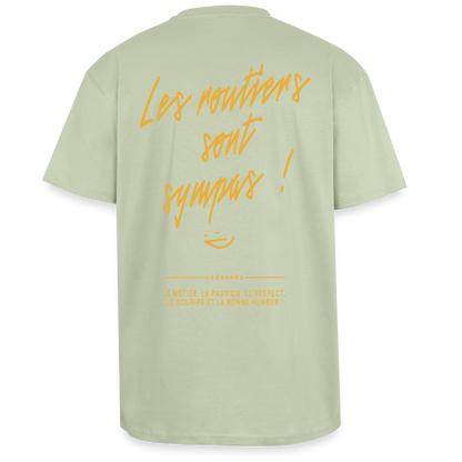 LES ROUTIERS SONT SYMPAS - T-shirt - soft salvia 