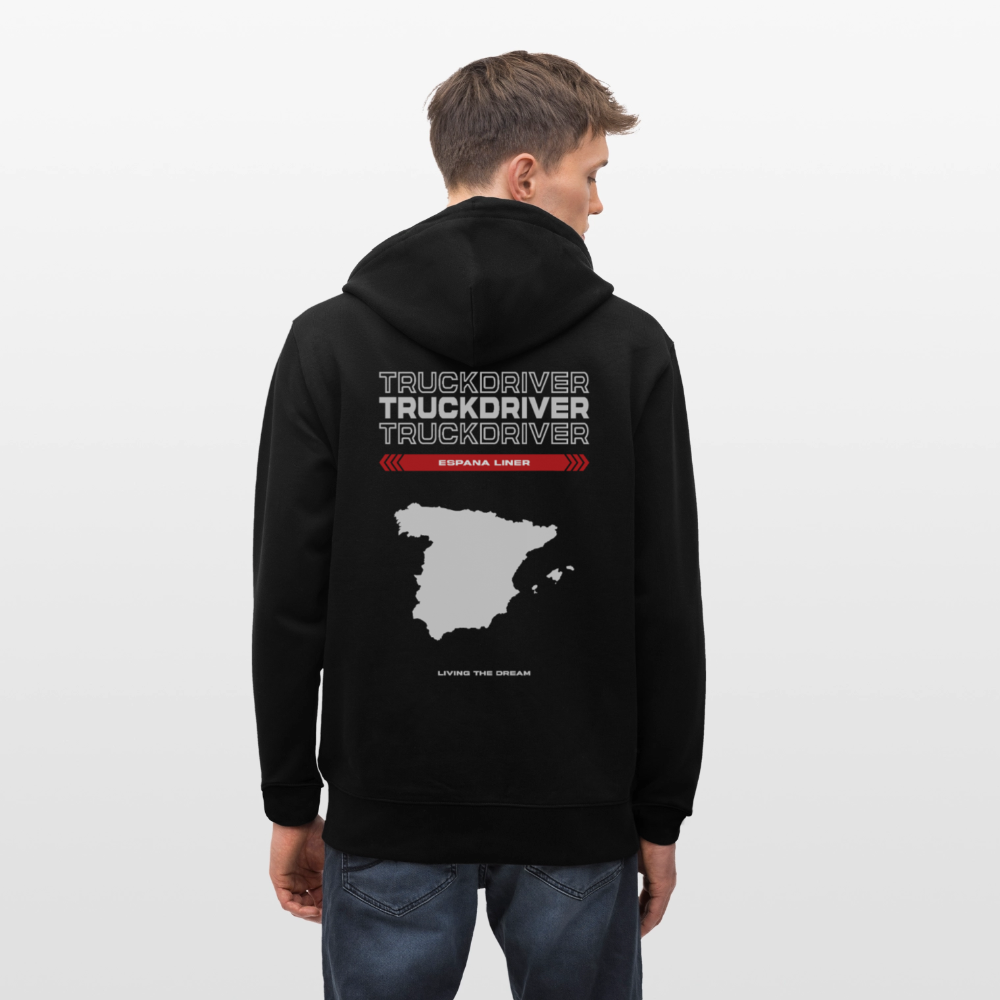 SPAIN Liner - Zipped Hoodie - black