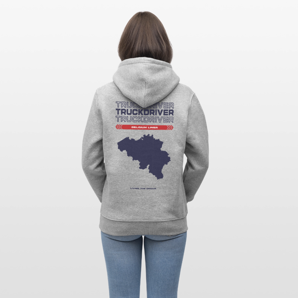 BELGIUM Liner - Hoodie (more colors) - heather grey